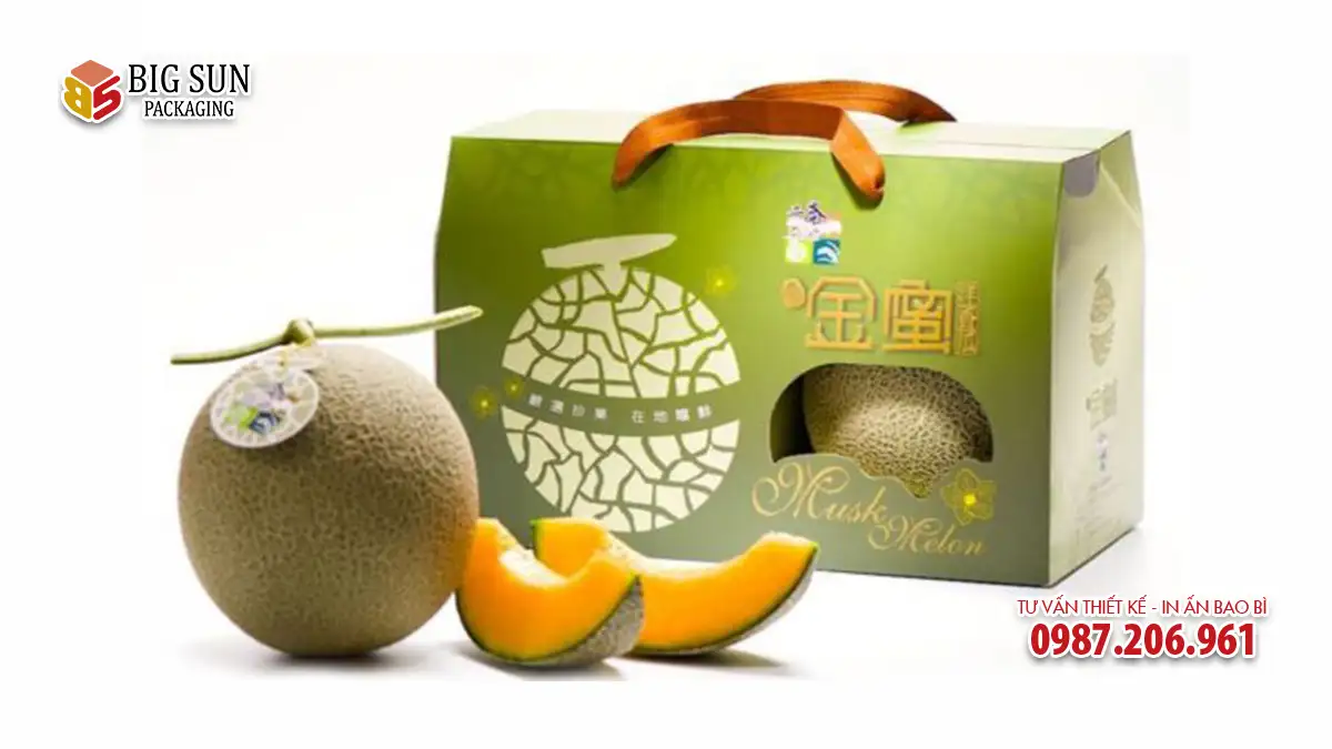 Carton dưa lưới xuất khẩu Trung