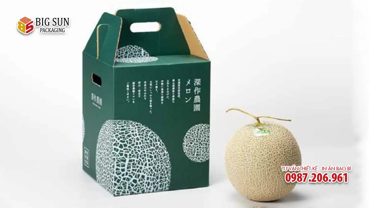 Thùng dưa lưới xuất khẩu Trung Quốc