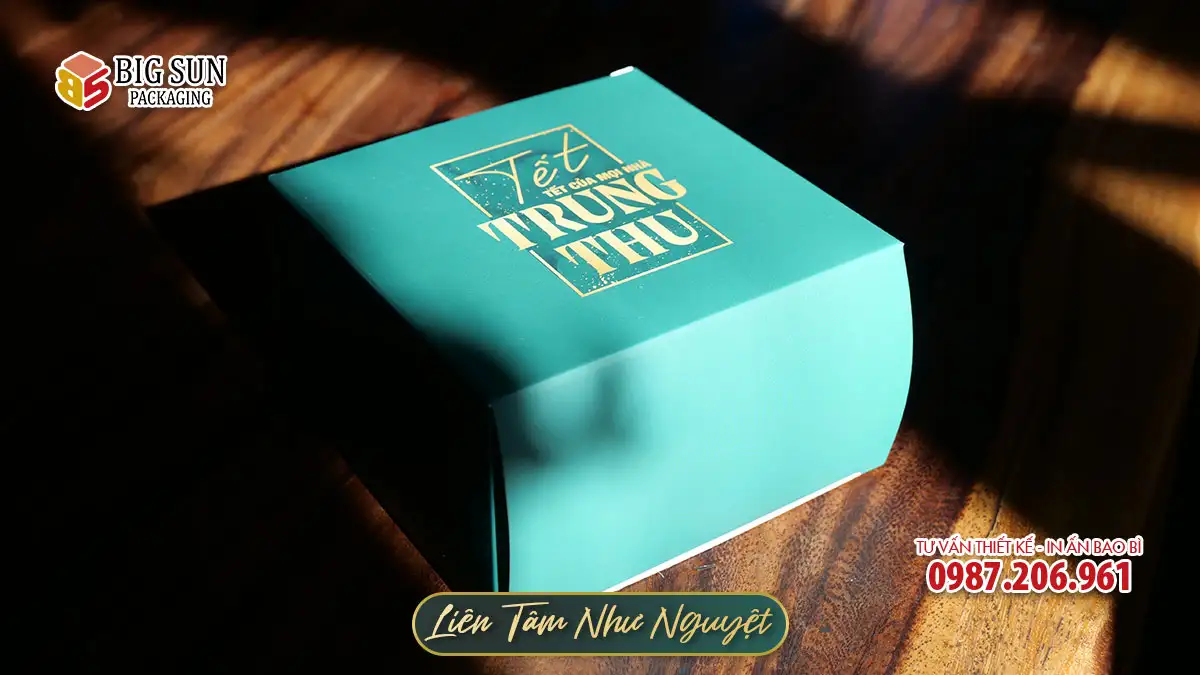 Mặt trước hộp con Liên Tâm Như Nguyệt