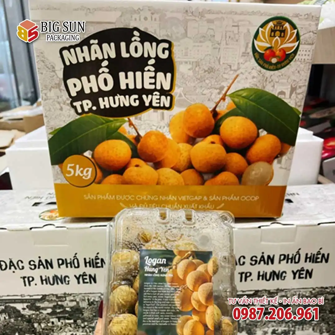 Thùng carton nhãn lồng phố Hiến Hưng Yên
