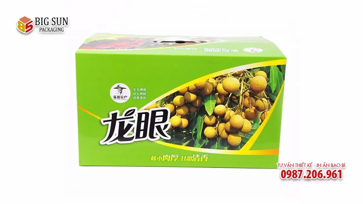 Thùng đựng nhãn xuất khẩu Trung Quốc