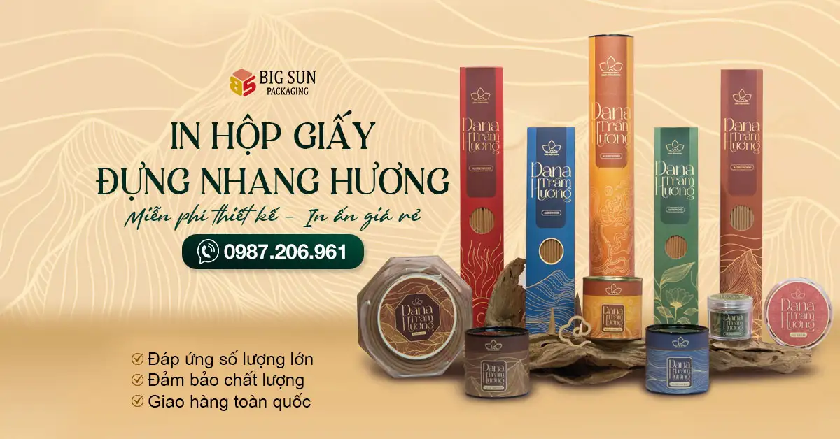 dịch vụ in hộp giấy đựng nhang hương