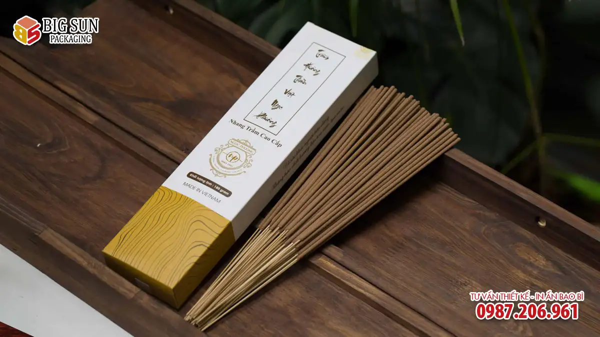 mẫu hộp hương hình chữ nhật