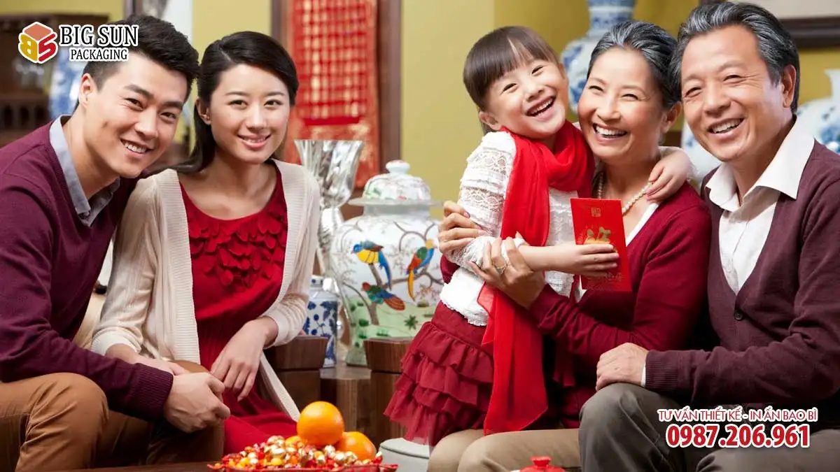 Chúc tết và lì xì ngày Tết