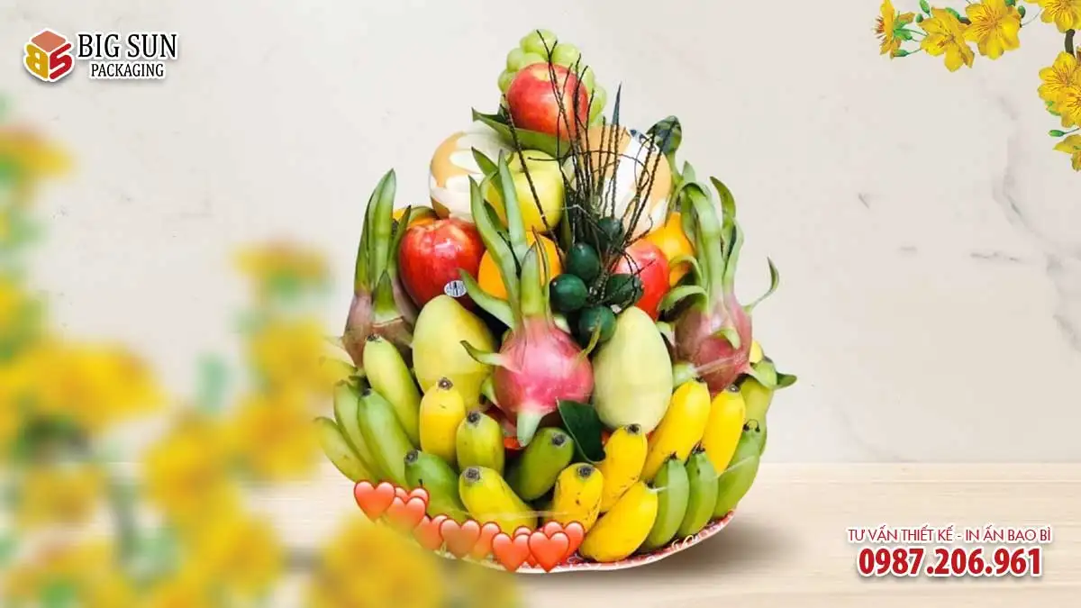 Mâm ngũ quả ngày Tết