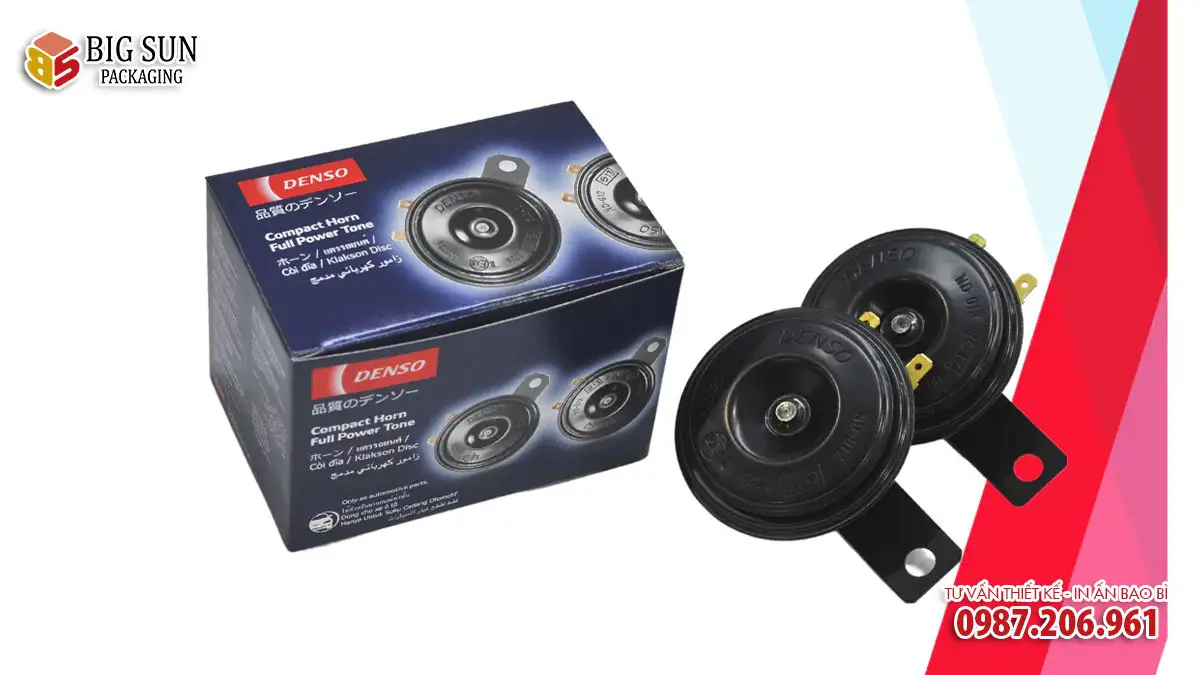 in hộp giấy đựng phụ tùng máy móc