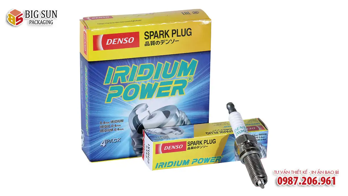 in hộp giấy đựng phụ tùng máy móc