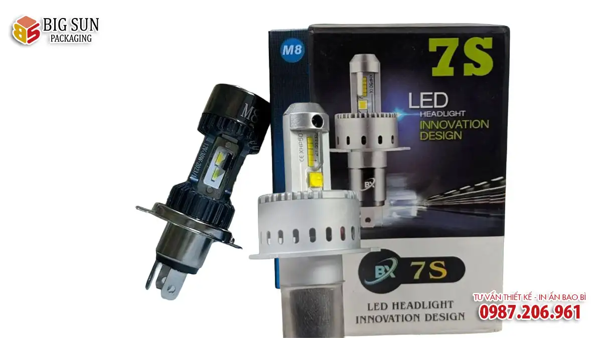 in hộp giấy đựng phụ tùng máy móc