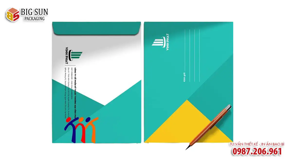 in phong bì thư doanh nghiệp