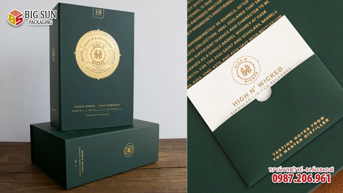 HỘP ĐỰNG RƯỢU CAO CẤP SPIRITS “SAINTS & SCHOLARS”