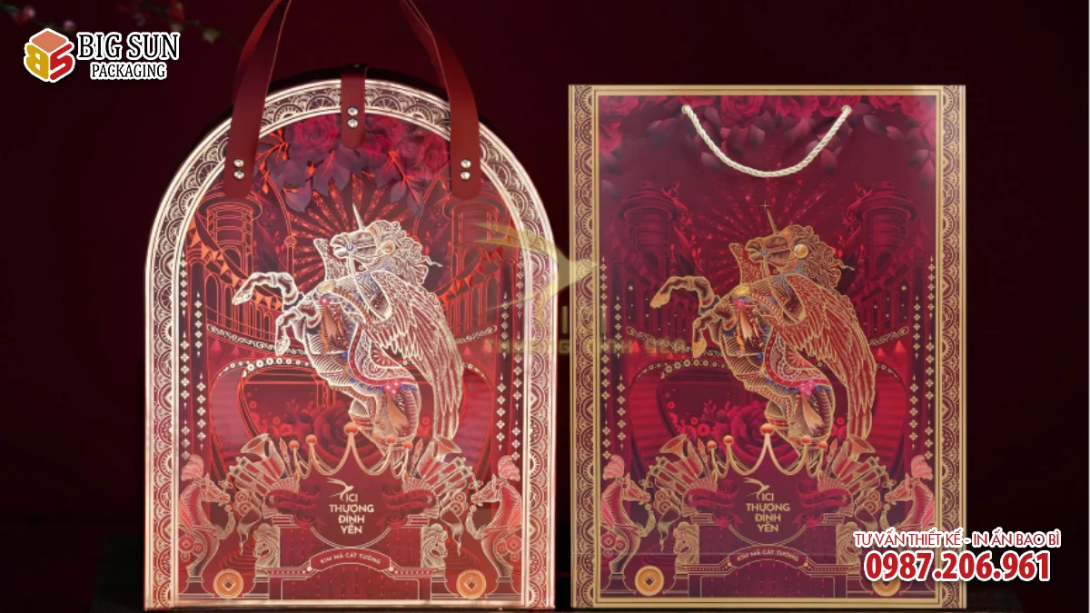 Hộp đựng yến CiCi Thượng Đỉnh Yến Kim Mã Cát Tường