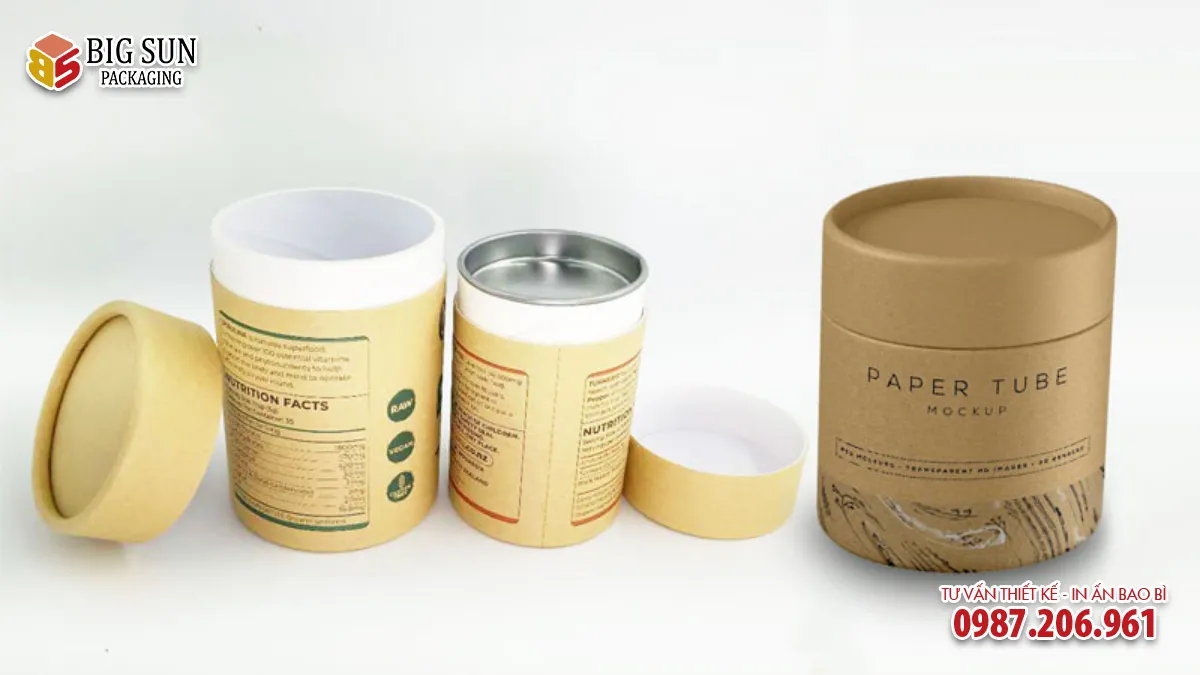 hộp trụ tròn đựng nến thơm