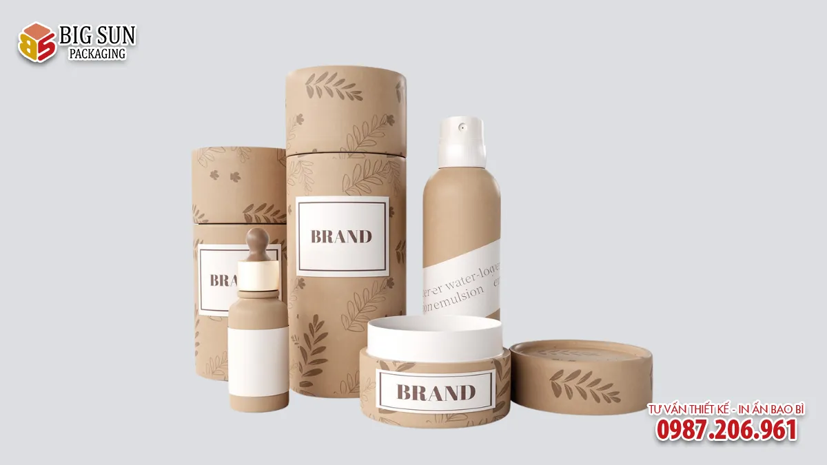 hộp trụ tròn đựng saffron