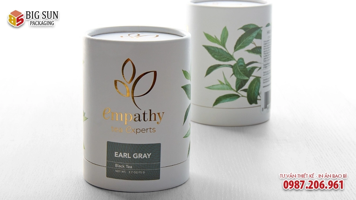 hộp trụ tròn đựng trà