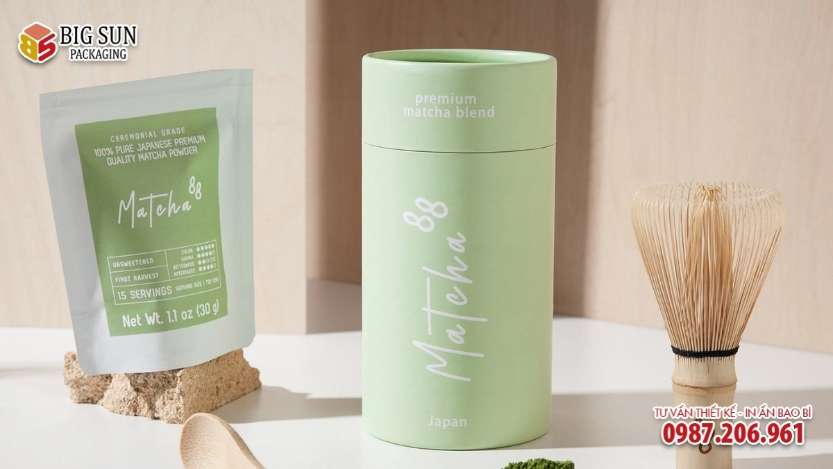 hộp trụ tròn đựng trà