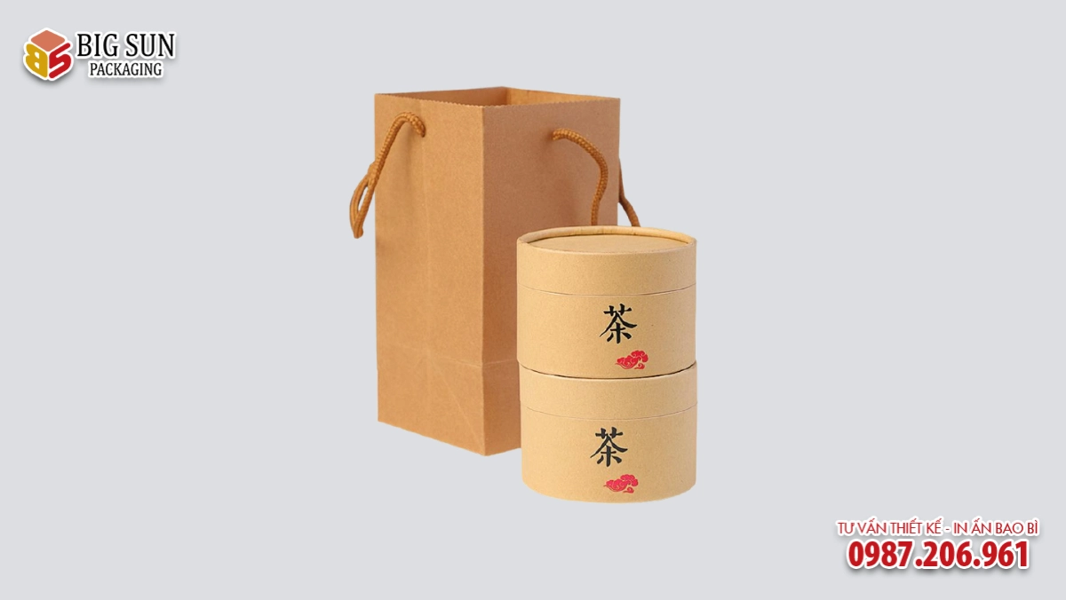 in hộp trụ tròn đựng sâm