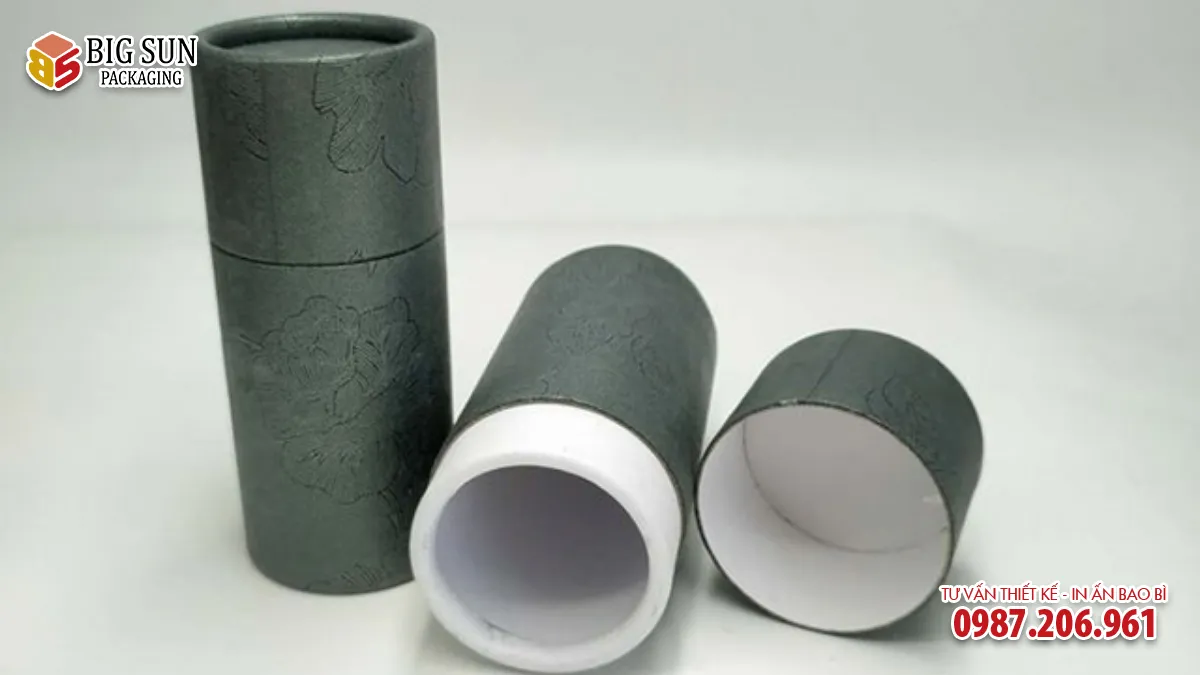 in hộp trụ tròn đựng thực phẩm chức năng