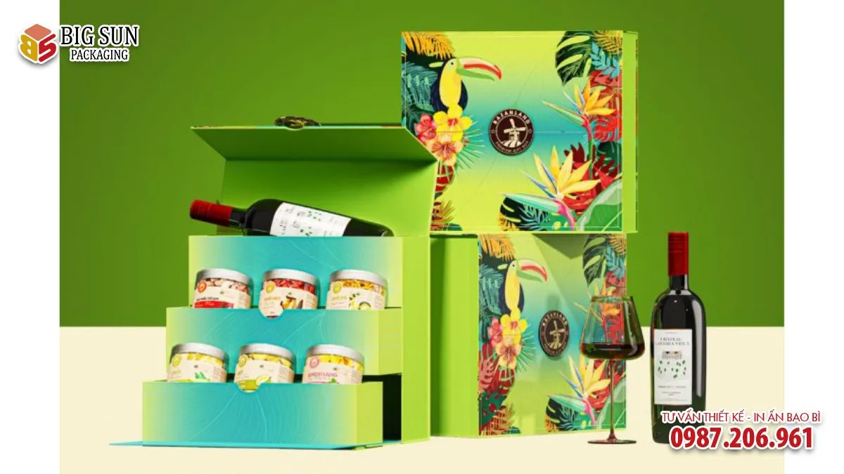 HỘP QUÀ TẾT BÁNH KẸO BAZANLAND 