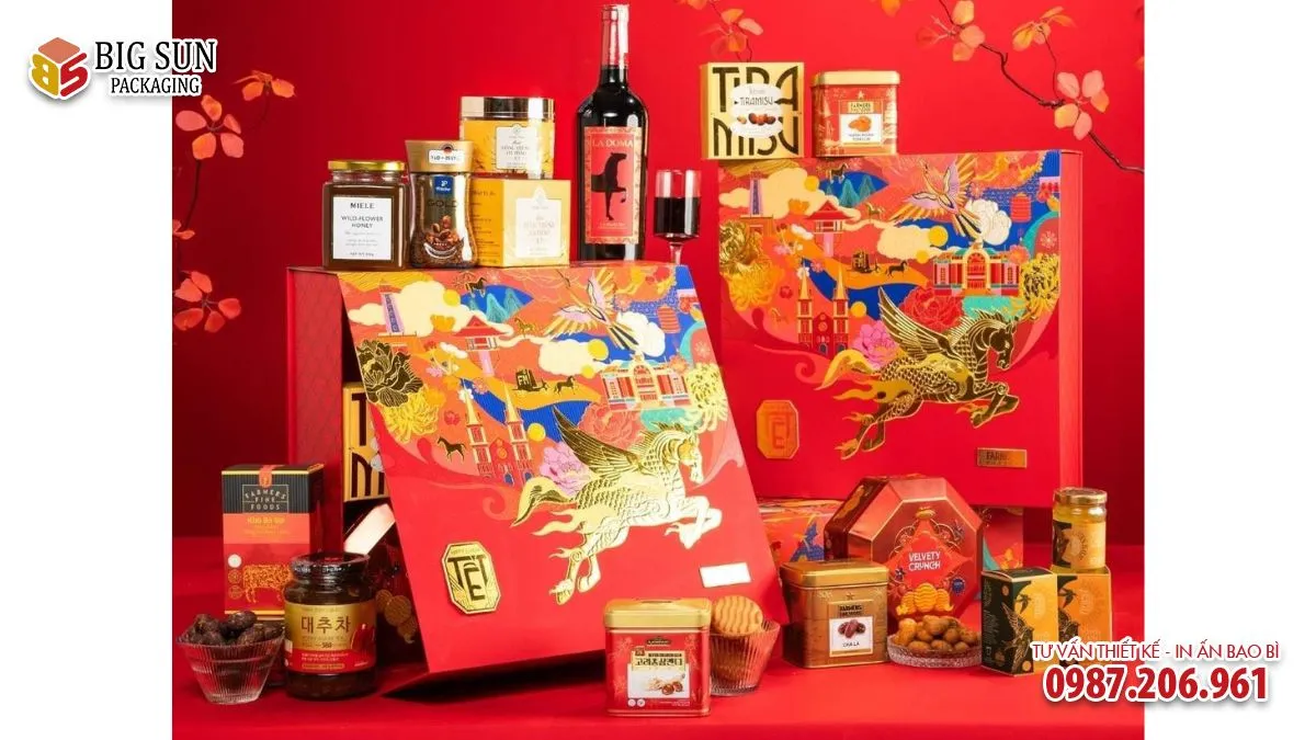 Hộp Quà Tết Thương Hiệu Harmony Refined 2026 Sang Trọng