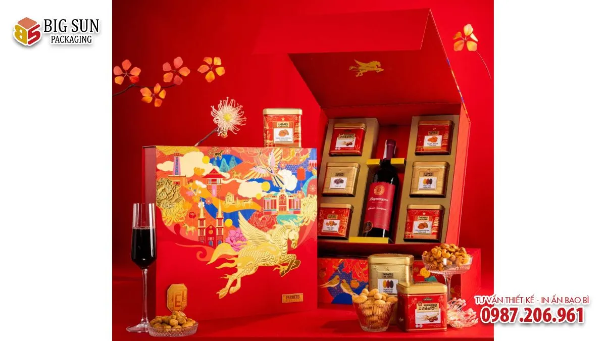 Hộp Quà Tết Thương Hiệu Harmony Refined 2026 Sang Trọng