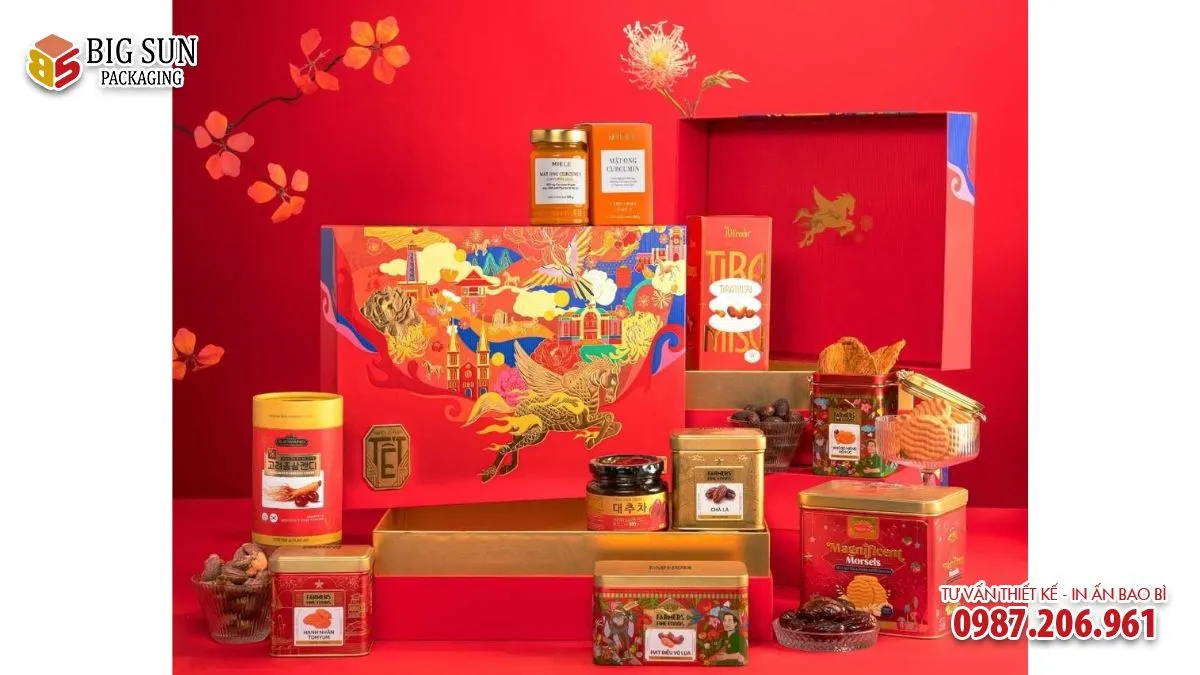 Hộp Quà Tết Thương Hiệu Harmony Refined 2026 Sang Trọng