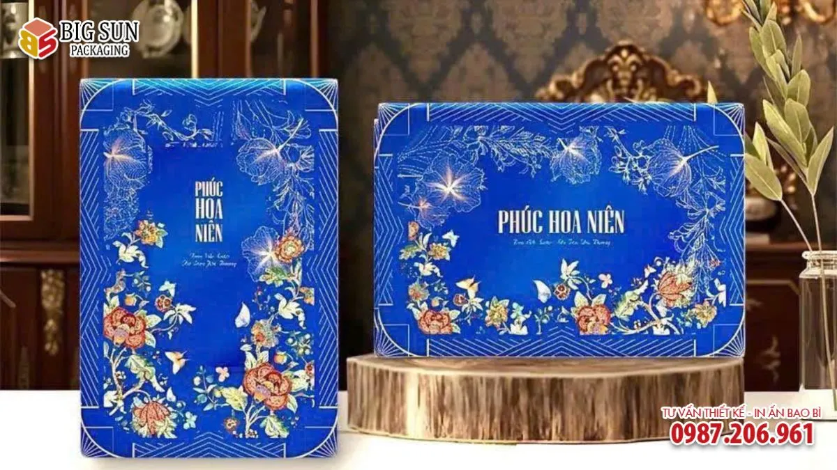 Hộp đựng Bánh kẹo Phúc Hoa Niên