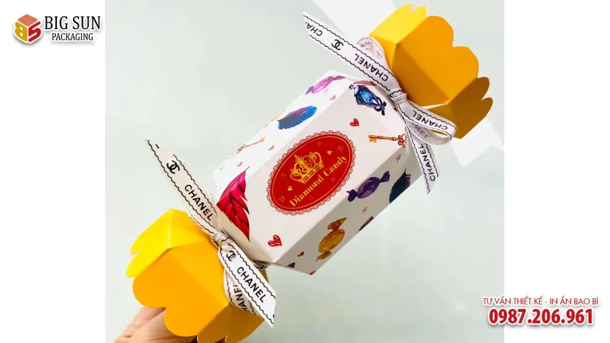 Hộp đựng Bánh kẹo hình viên kẹo độc đáo