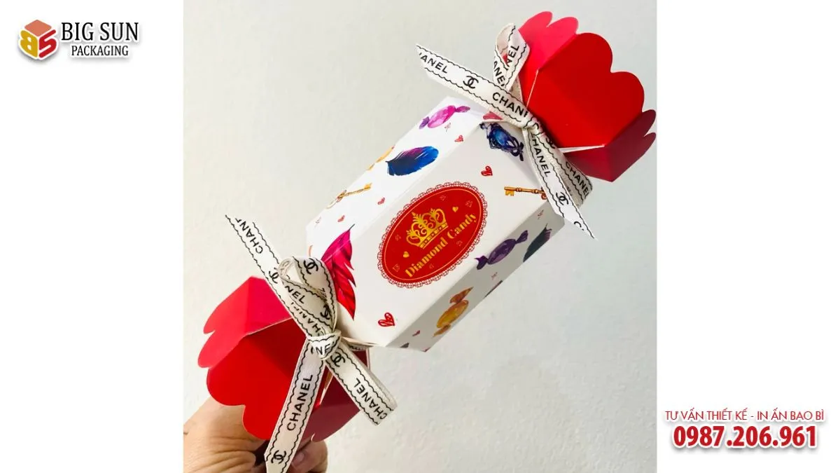 Hộp đựng Bánh kẹo hình viên kẹo độc đáo