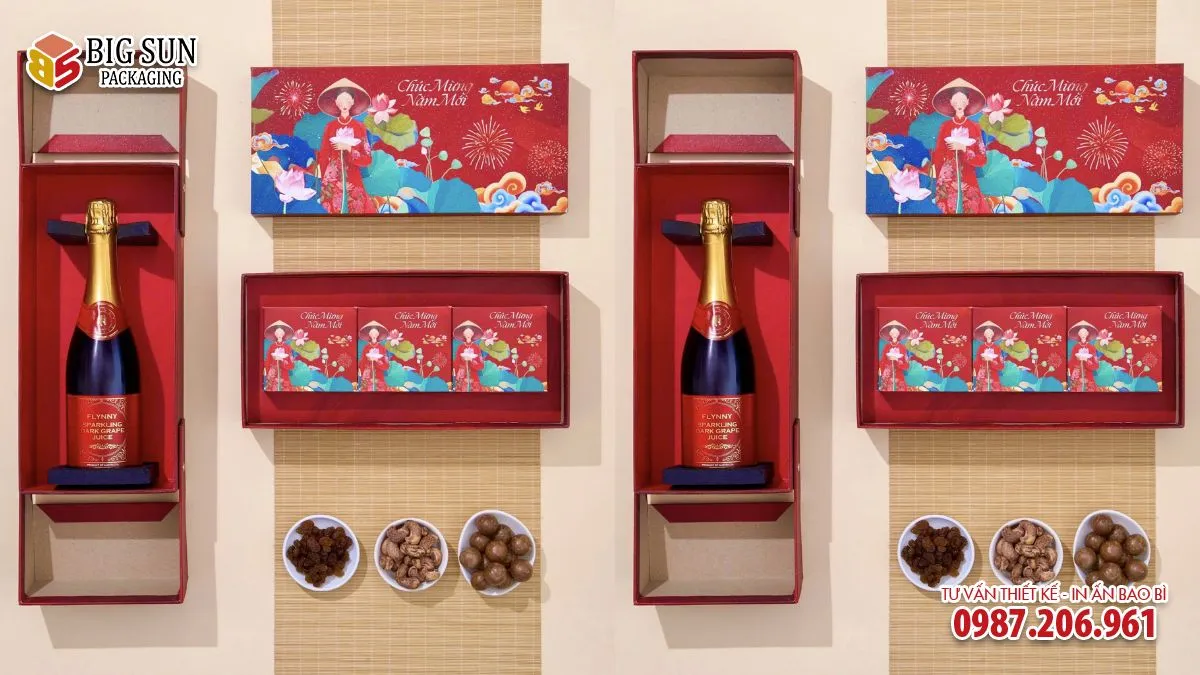 Hộp quà Tết thương hiệu Cát Tường