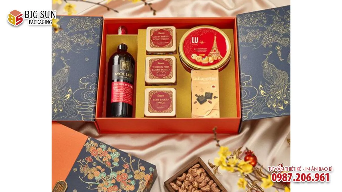 Hộp quà Tết thương hiệu Đại Lộc Phú Quý SONA