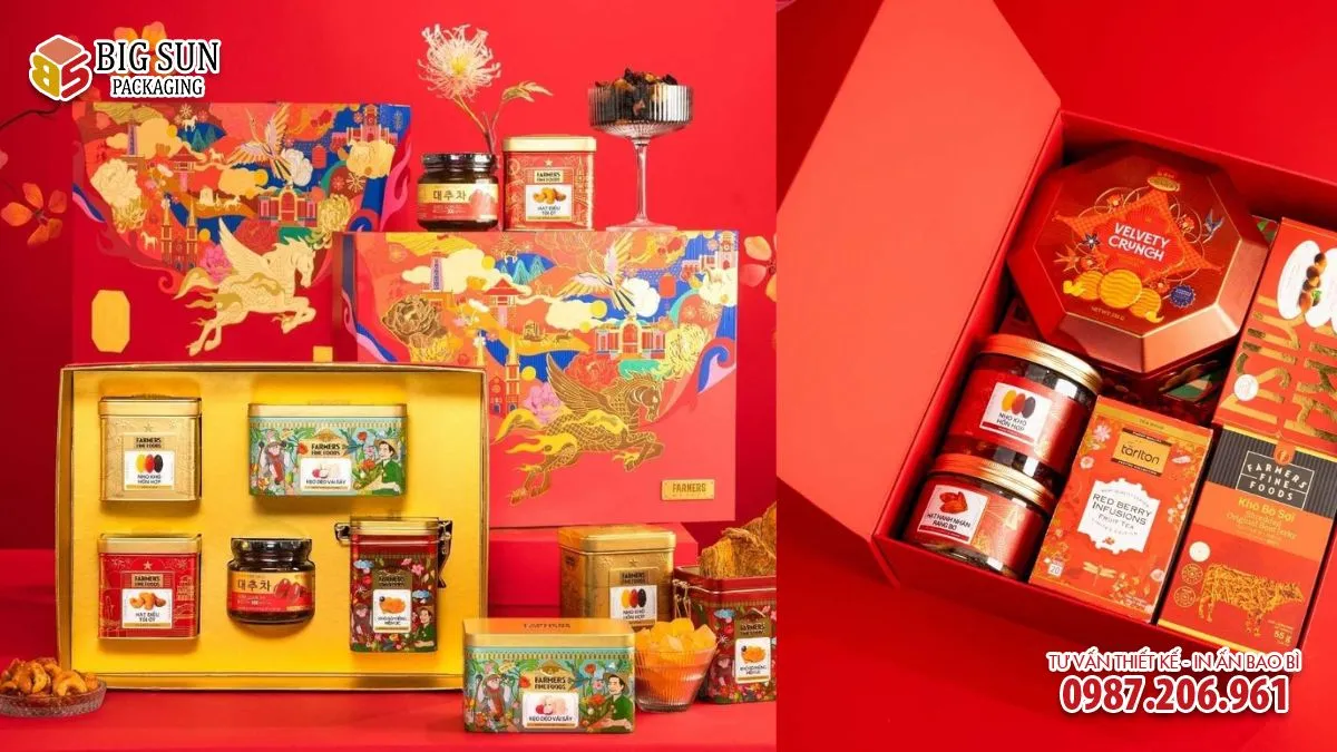 Hộp quà Tết thương hiệu Harmony Bloom