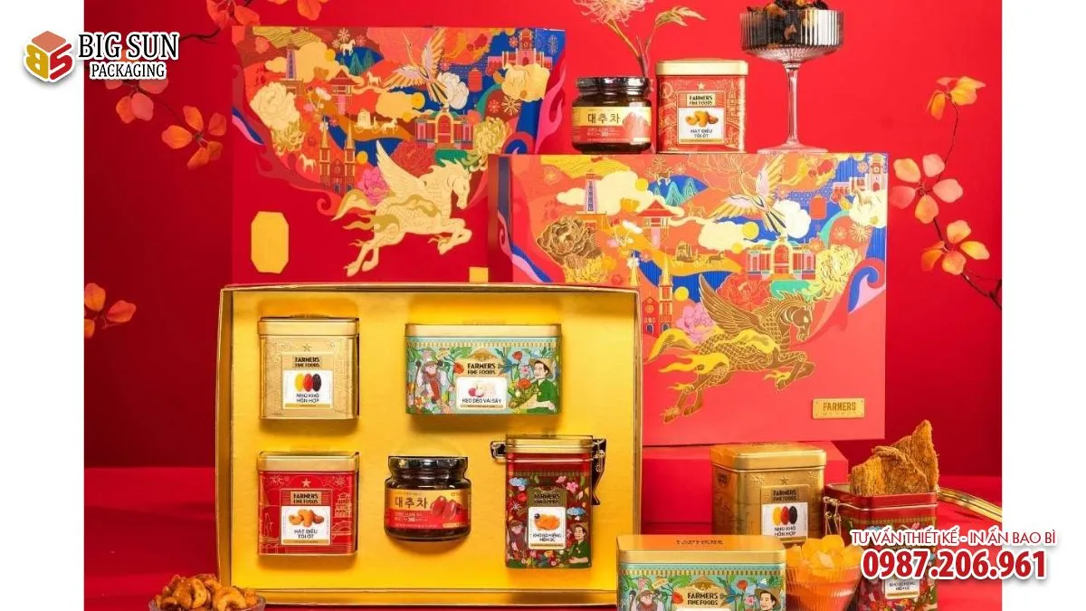 Hộp quà Tết thương hiệu Harmony Bloom