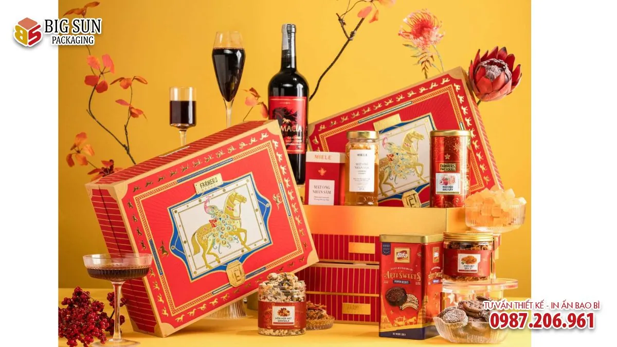 Hộp quà Tết thương hiệu Majestic Hương Xuân 2026