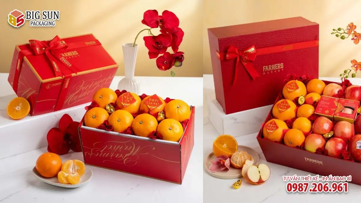 Hộp quà Tết thương hiệu Red Fortune