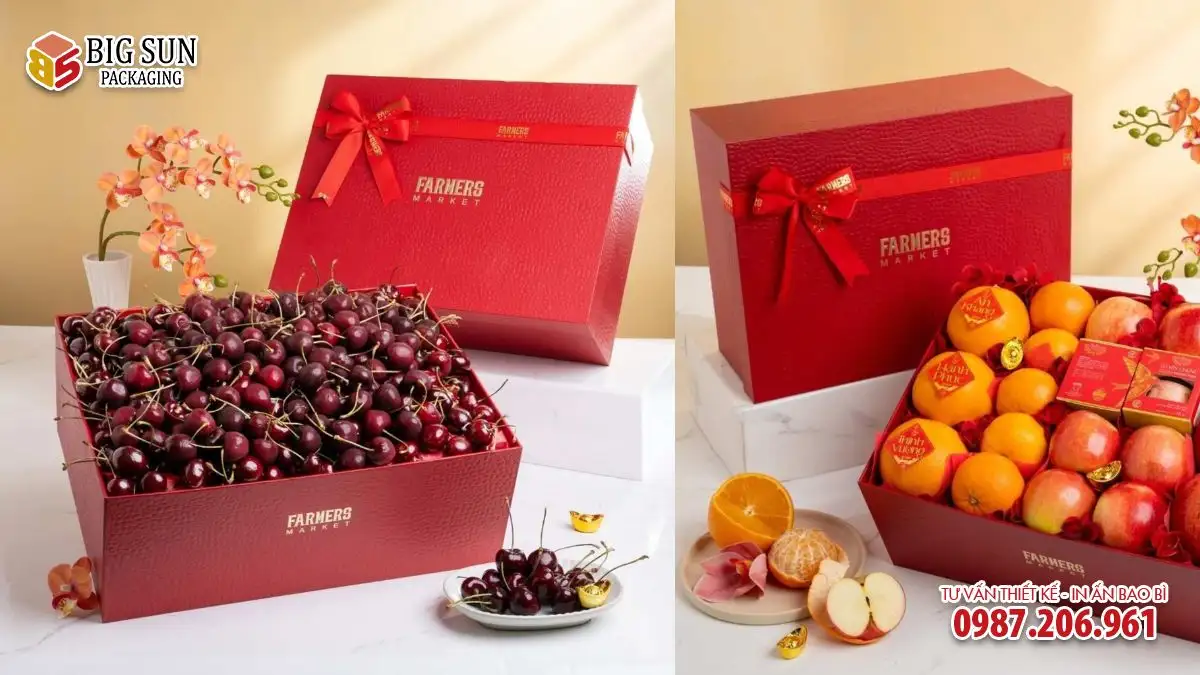 Hộp quà Tết thương hiệu Red Fortune