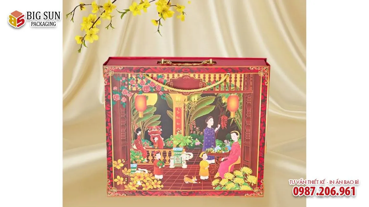 Hộp quà Tết thương hiệu Tân Niên Vạn Phúc SONA
