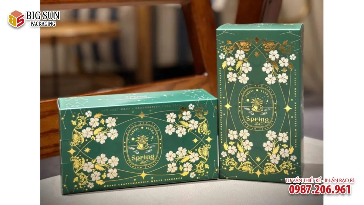 Hộp đựng trà Spring Tea cao cấp