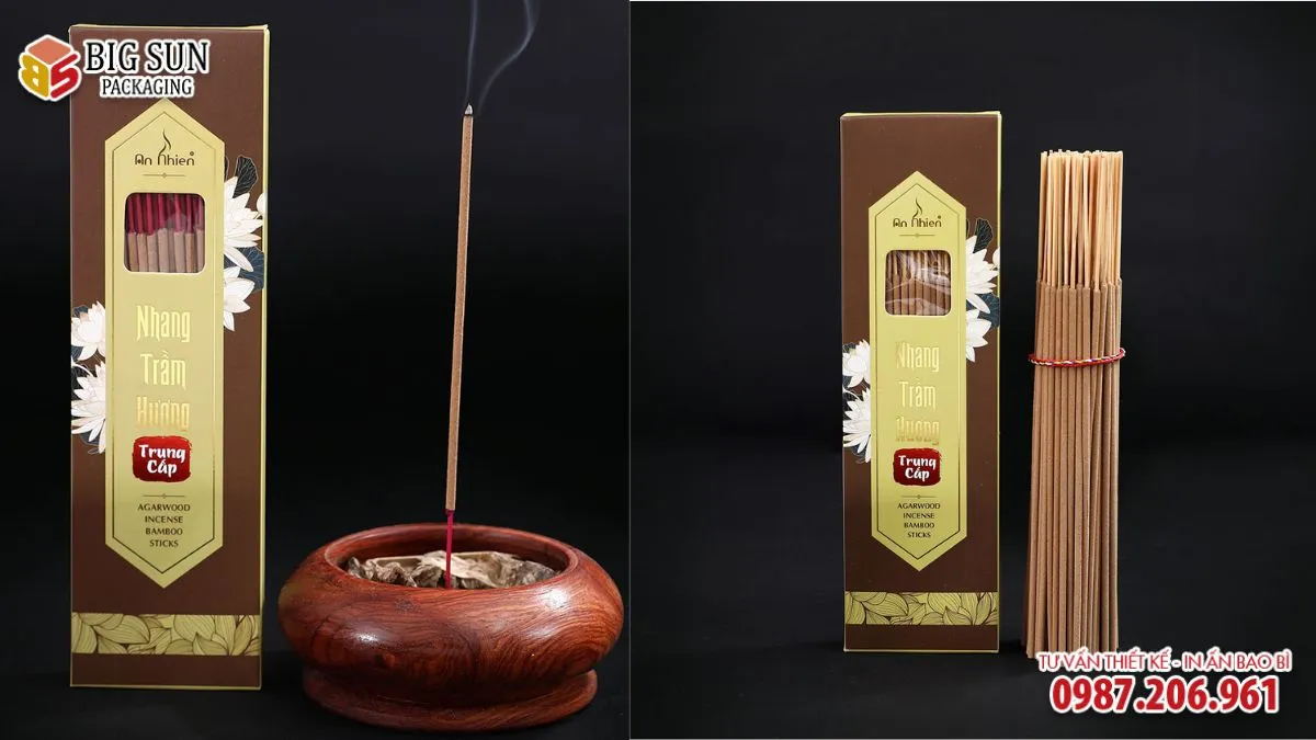 HỘP ĐỰNG NHANG TRẦM HƯƠNG AN NHIÊN TRUNG CẤP