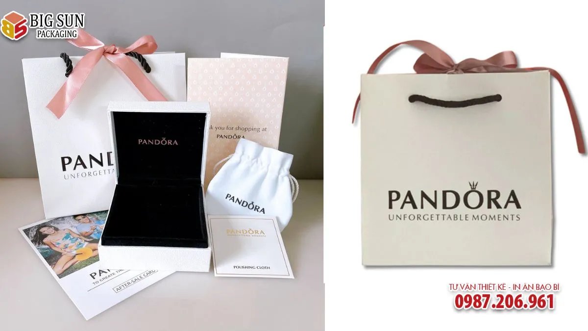 HỘP QUÀ TẶNG ĐỰNG TRANG SỨC PANDORA CAO CẤP