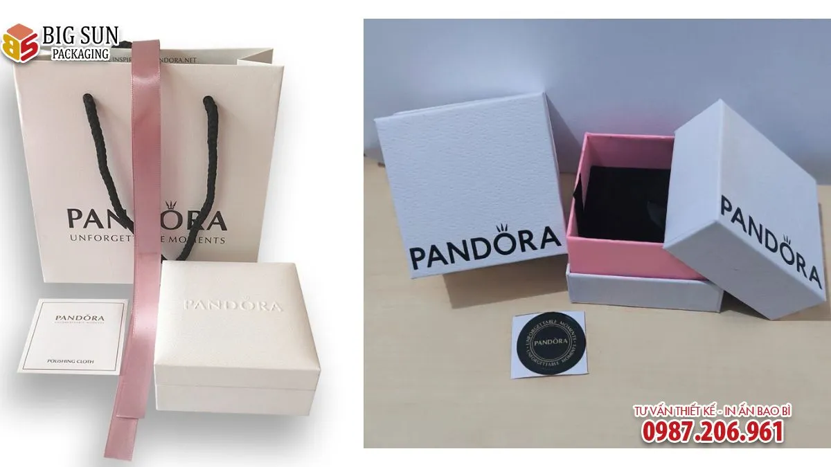 HỘP QUÀ TẶNG ĐỰNG TRANG SỨC PANDORA CAO CẤP