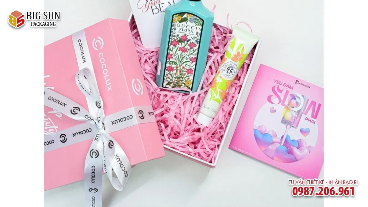 HỘP QUÀ TẶNG THƯƠNG HIỆU SET QUÀ COCOLUX