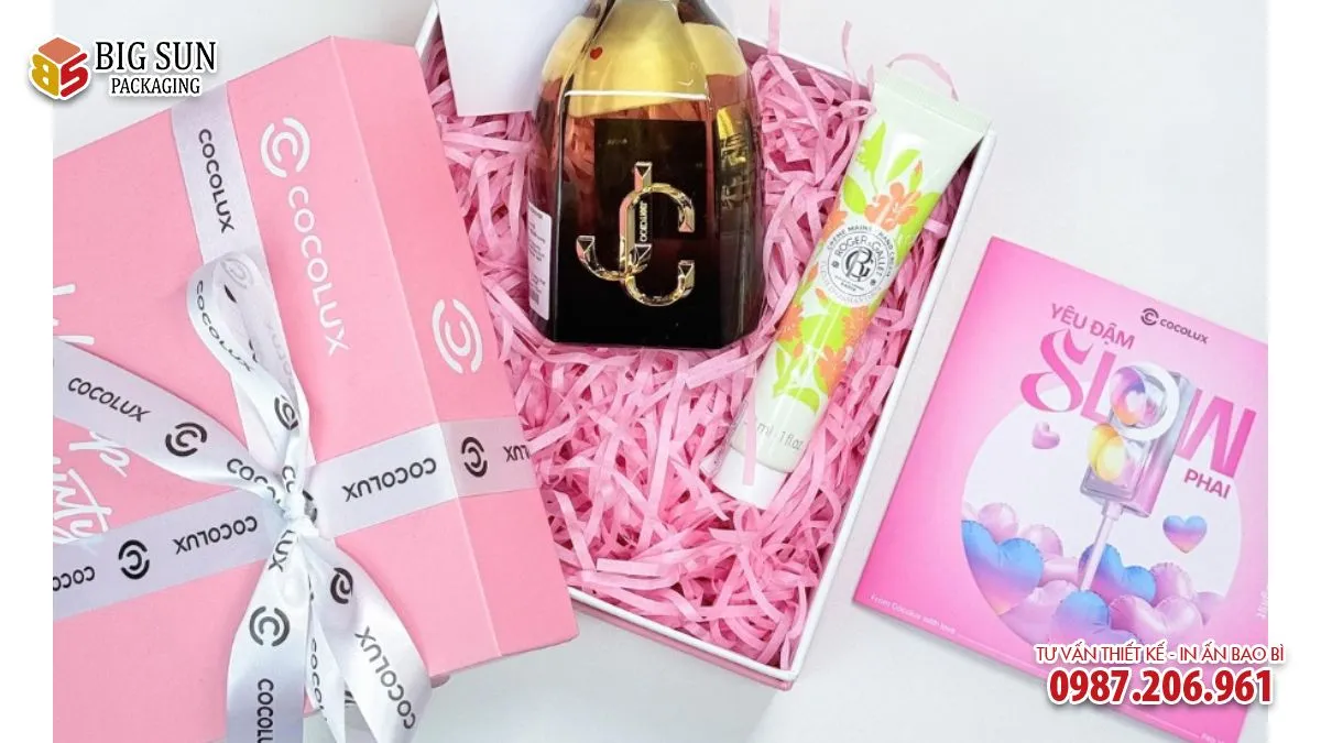 HỘP QUÀ TẶNG THƯƠNG HIỆU SET QUÀ COCOLUX