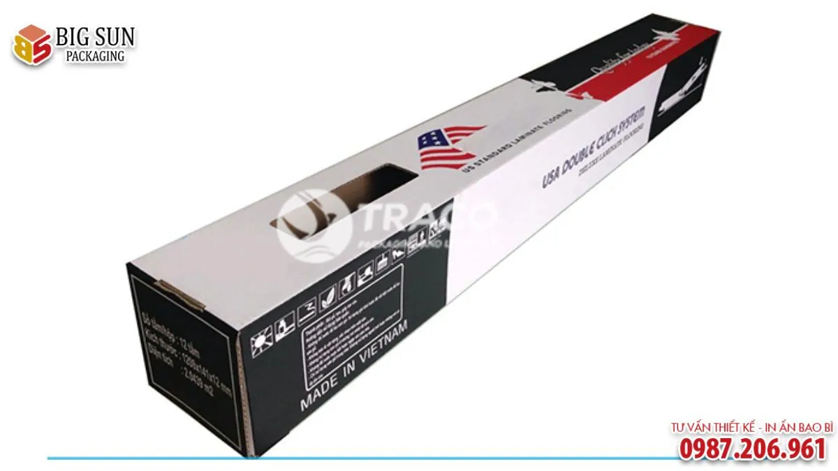 Hộp carton đựng gỗ ván sàn