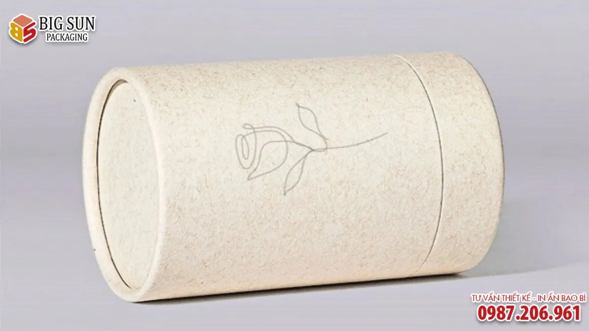 Hộp đựng nến ống bìa cứng tùy chỉnh