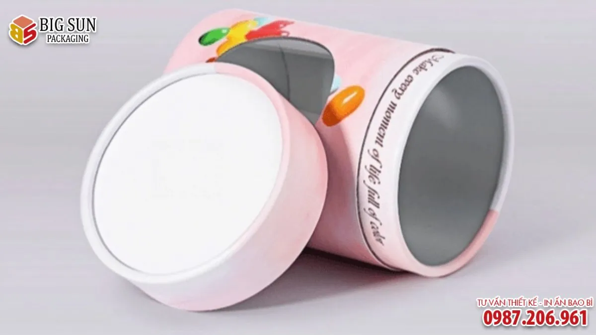 Ống giấy trong suốt dành cho thực phẩm