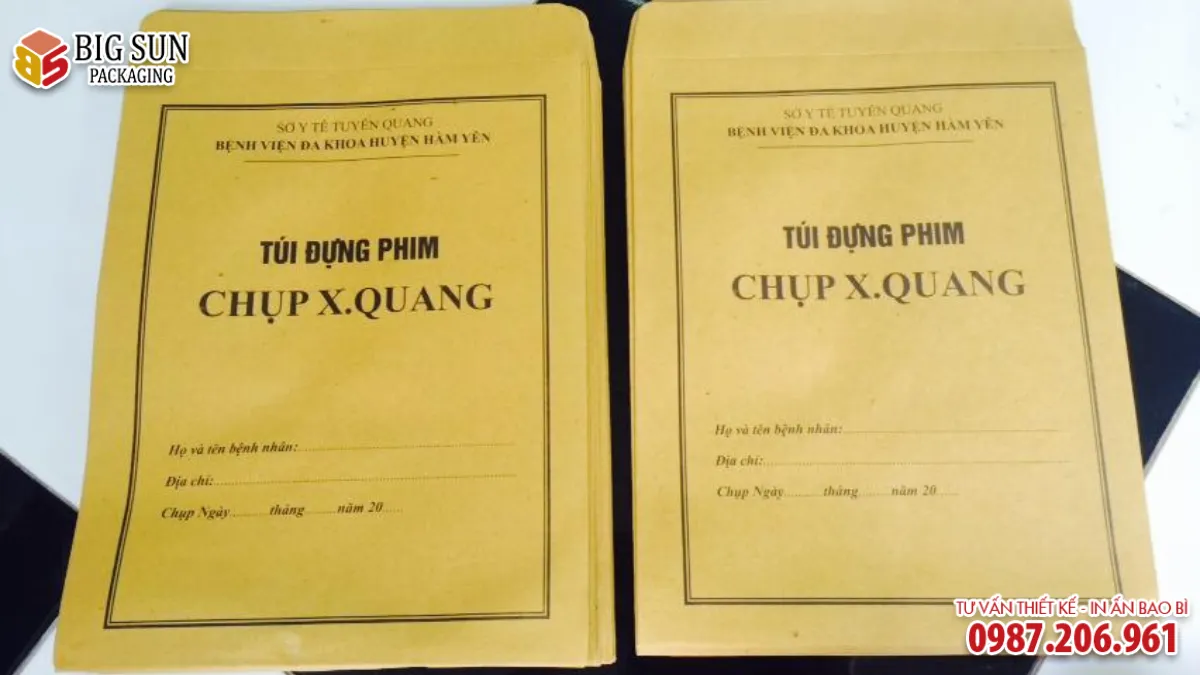 10+ MẪU TÚI ĐỰNG PHIM GIÁ RẺ, CHẤT LƯỢNG ĐƯỢC BỆNH VIỆN LỰA CHỌN