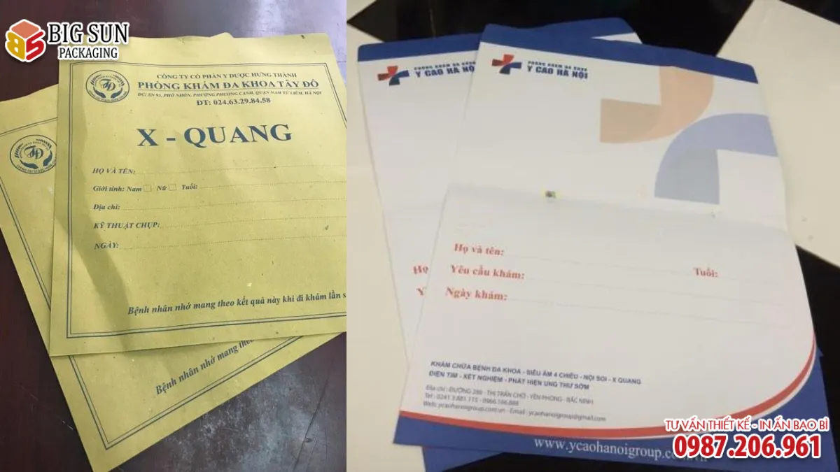 10+ MẪU TÚI ĐỰNG PHIM GIÁ RẺ, CHẤT LƯỢNG ĐƯỢC BỆNH VIỆN LỰA CHỌN