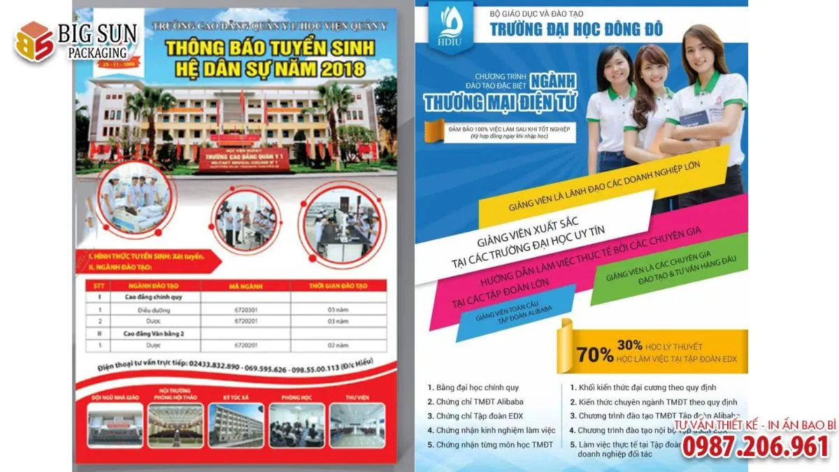 10+ Mẫu tờ rơi tuyển sinh đại học thu hút sinh viên nhất 2026 (2)