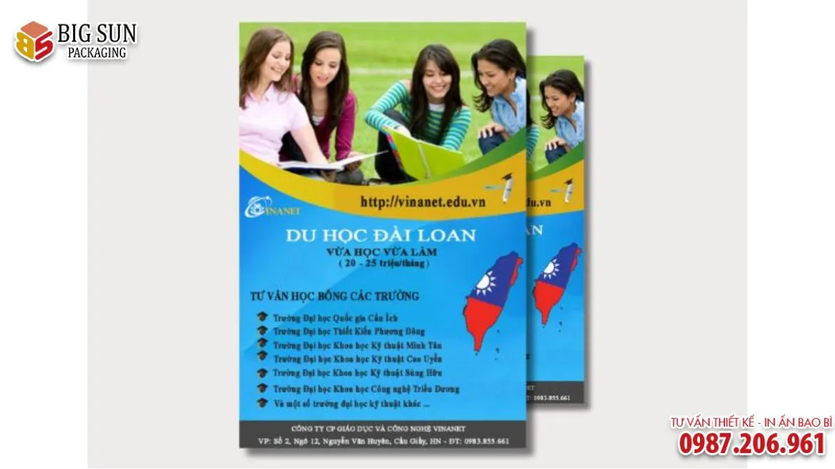 10+ mẫu tờ rơi trung tâm tiếng Trung thu hút, sang 2026