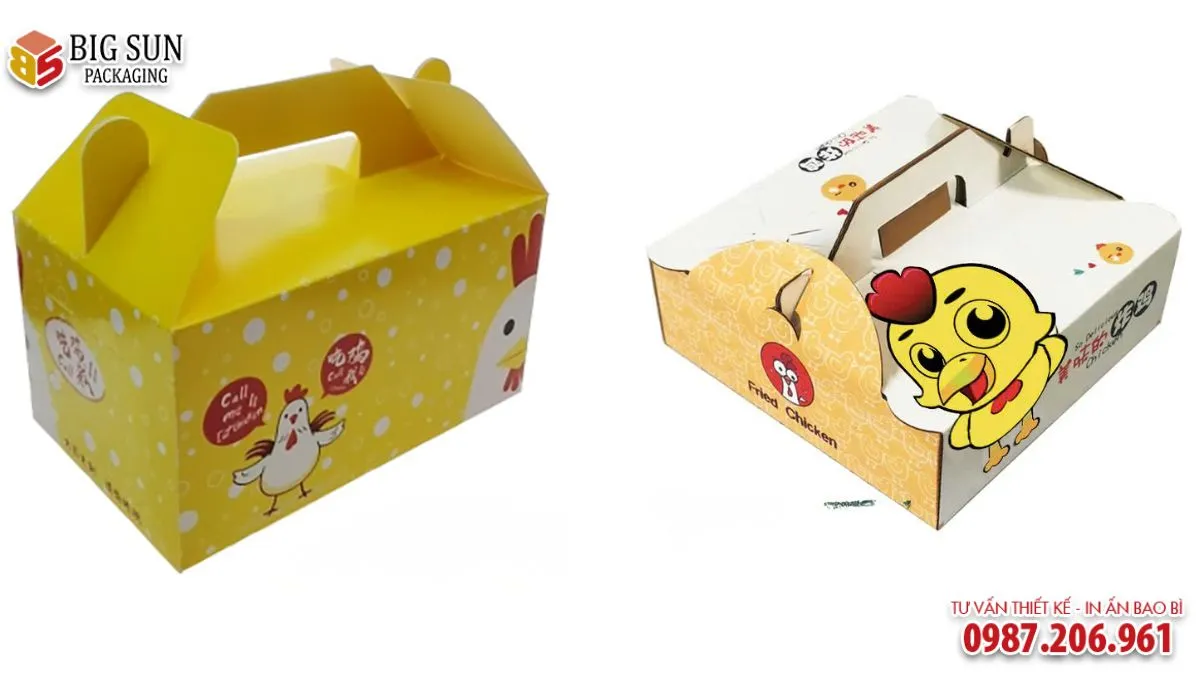 Lựa chọn mẫu hộp đựng mẹt gà ấn tượng cho doanh nghiệp